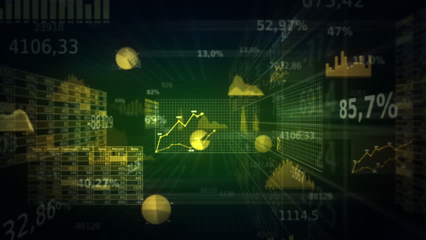 Financial diagrams. Dolly in. Green
Financial figures and diagrams showing increasing profits. Loop-able. 
