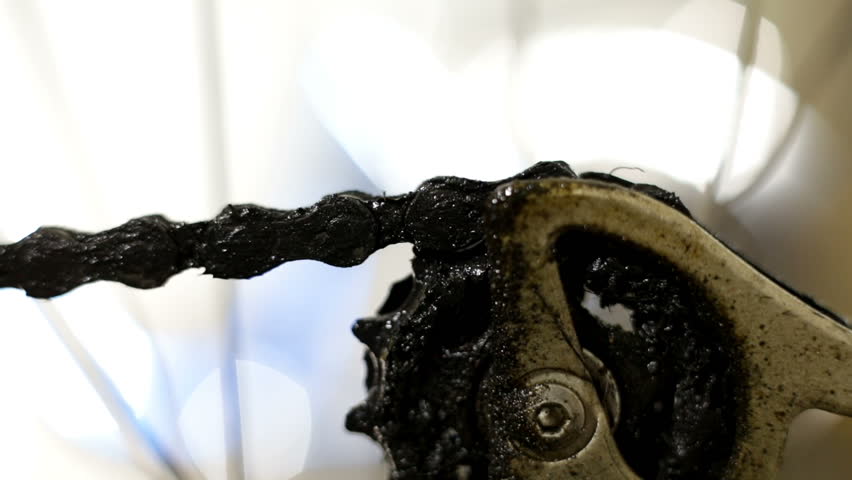 Extreme closeup  of bicycle chain with macro tubes and high quality shoot.