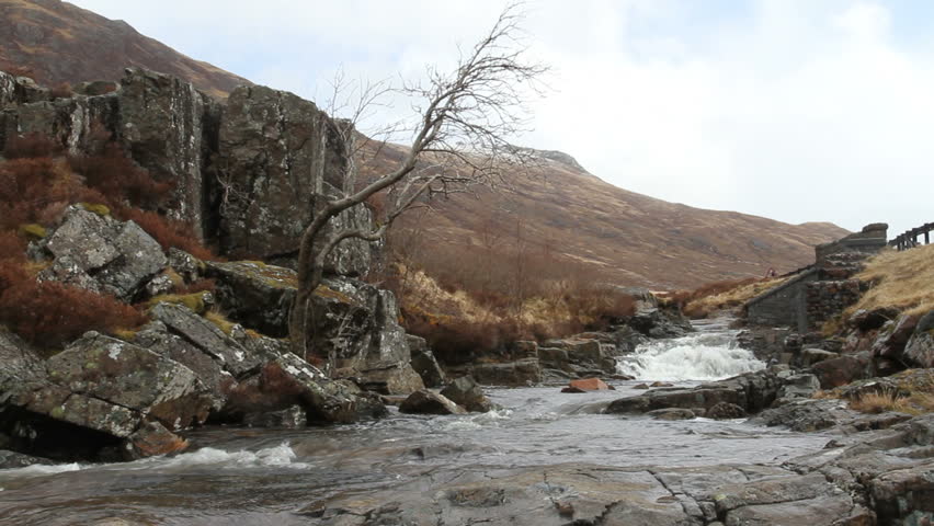 River Coe in Glen coe Scotland