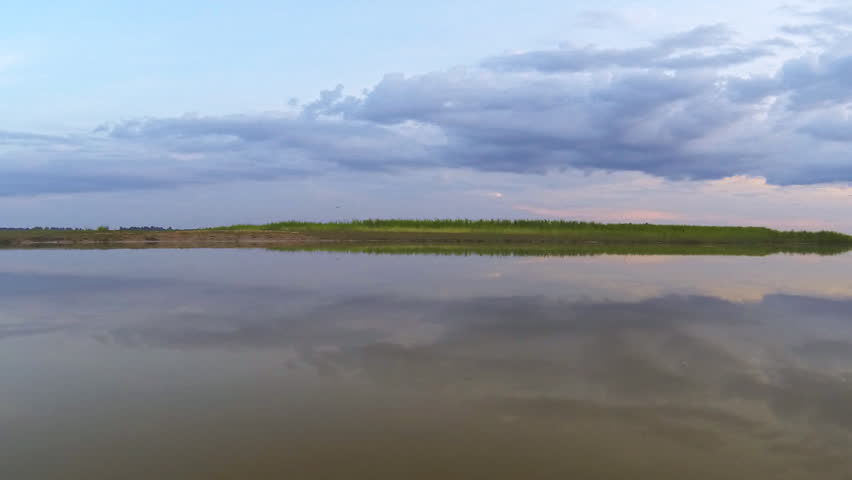 Timelapse of the west baray reservoir in Angkor Cambodia