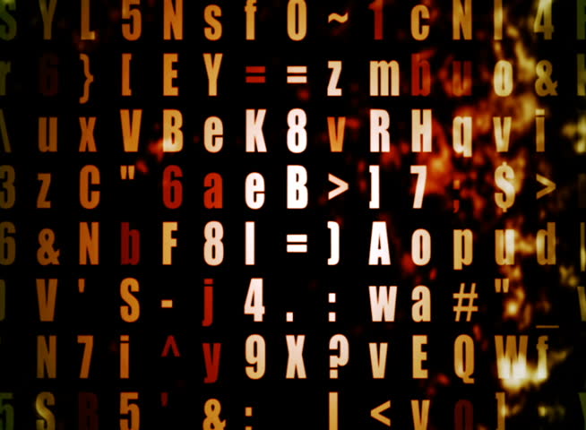 PAL - Motion 873: Streaming digital data forms flicker, shift and pulse (Loop).
