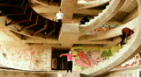 cool Hip-hop dance Teenager dancer dancing breakdance in a building