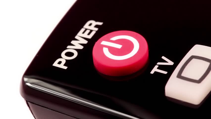 Remote control with red button
