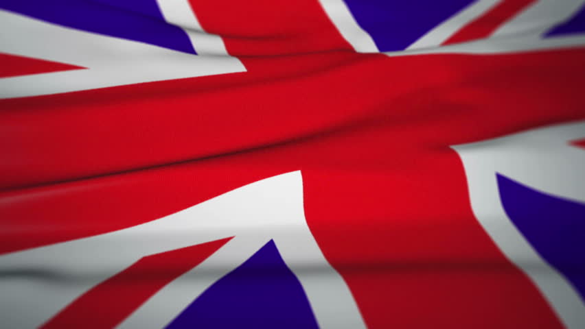 Waving Flag Animation loop: England