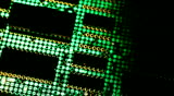 Dolly shot of electronic circuit boards
