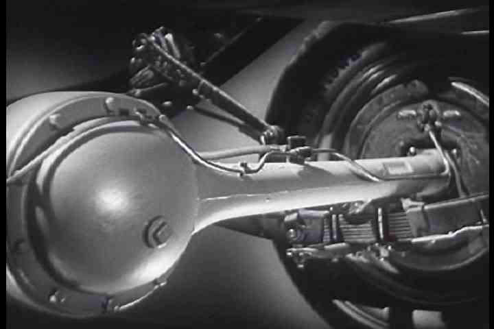 1930s - Steel and iron prove useful components in making cars in a car factory, 1938.