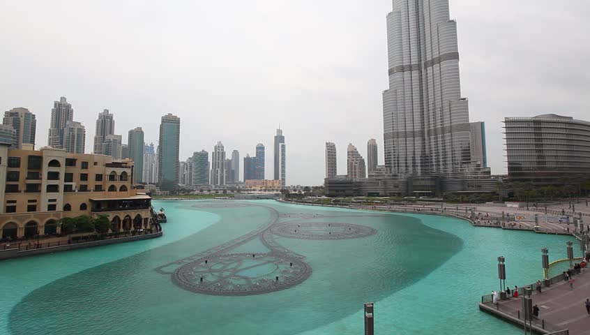DUBAI, UAE. - MARCH 25 : Burj Dubai - tallest building in the world, at 828m. on March 25,2013 in Dubai, UAE.