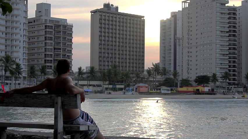 Guaruja beach city of Sao paulo - May 16 2013