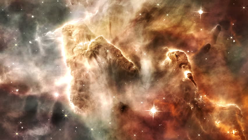 Animated nebula scene