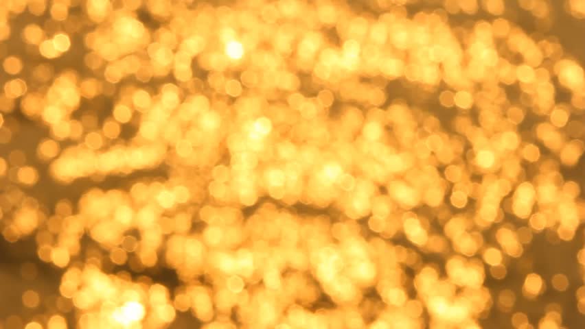 Light golden bokeh.