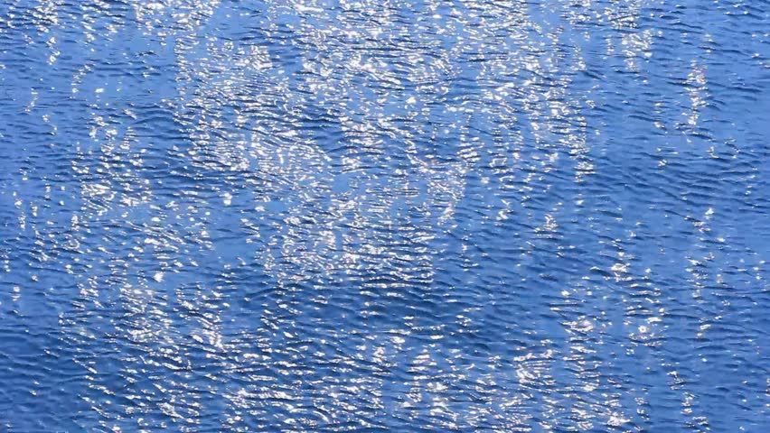 The surface of the water with the waves of wind.