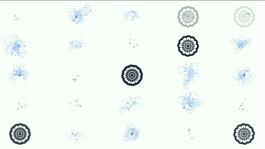 flower & plant pattern background.