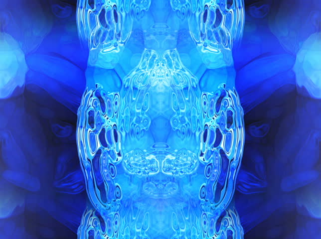 NTSC - Motion 881: Abstract fluid forms pulse, ripple and flow (Loop).