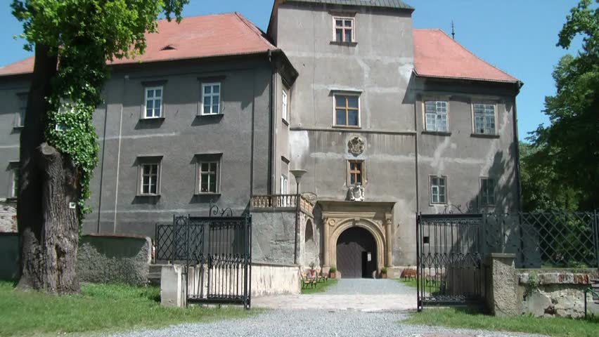 castle Tovacov with Madonna tower,Czech republic
