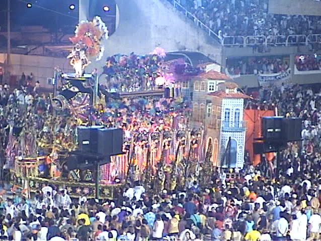 Carnival Show Rio de Janeiro (Brazil), several fantasy floats (2) - no sound, DV 4:3, Sony TRV 130