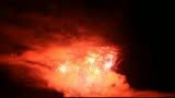 Colorful fireworks of various colors over night sky