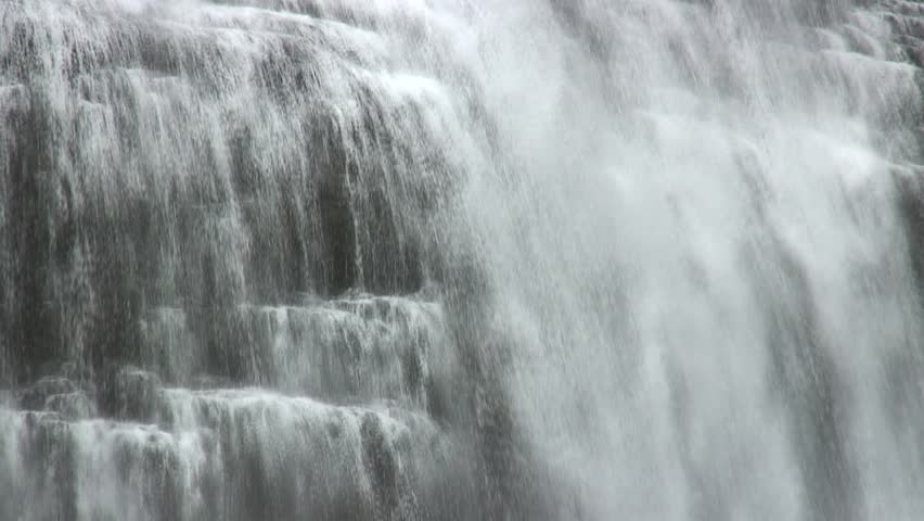 1080i, not rendered: Detail of the waterfall "Cola de Caballo" in the spanish pyrenees - National Park Ordesa y Monte Perdido. Tripod.