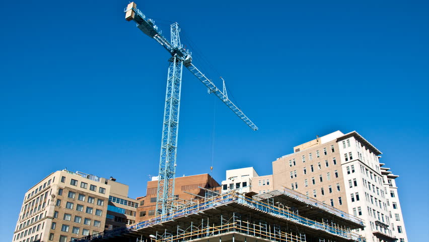 complete construction time-lapse from start to finish - 1080p with clean strobe cuts from frame to frame