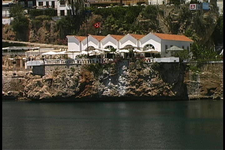 Seaside outdoor restaurant