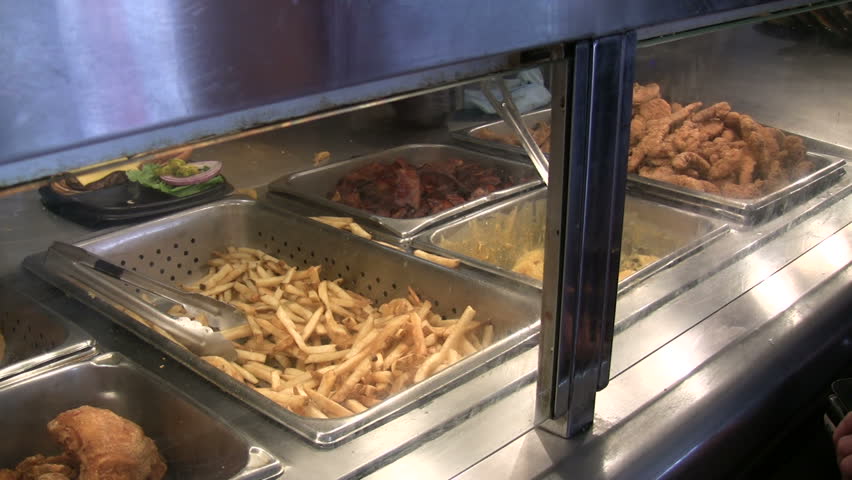 Pan of Buffet Food
