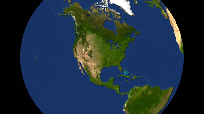 Zooming into california, America