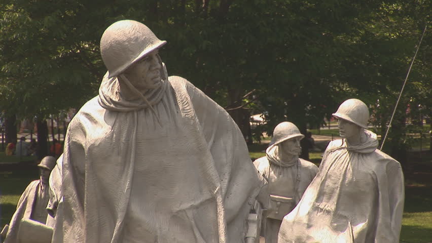Korean War Veterans Memorial - tilt down