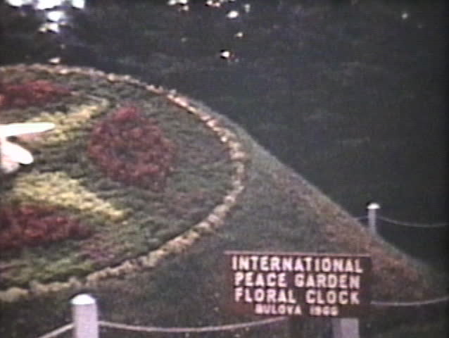 A trip to the International Peace Gardens. (1976 - Vintage 8mm film)