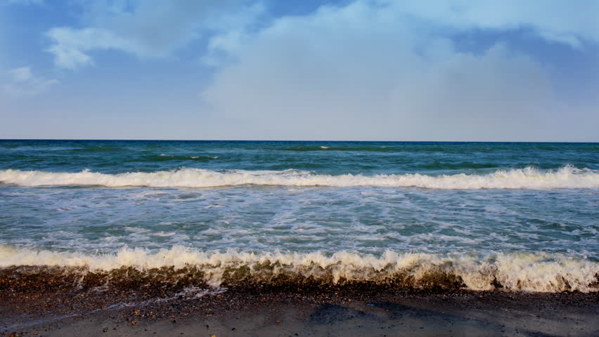 beautiful tranquil shot at sunset, karadere beach, bulgaria, 