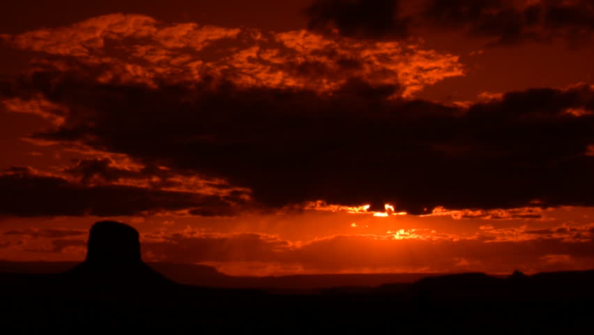 Monument Valley 1 Time Lapse Sunset x45