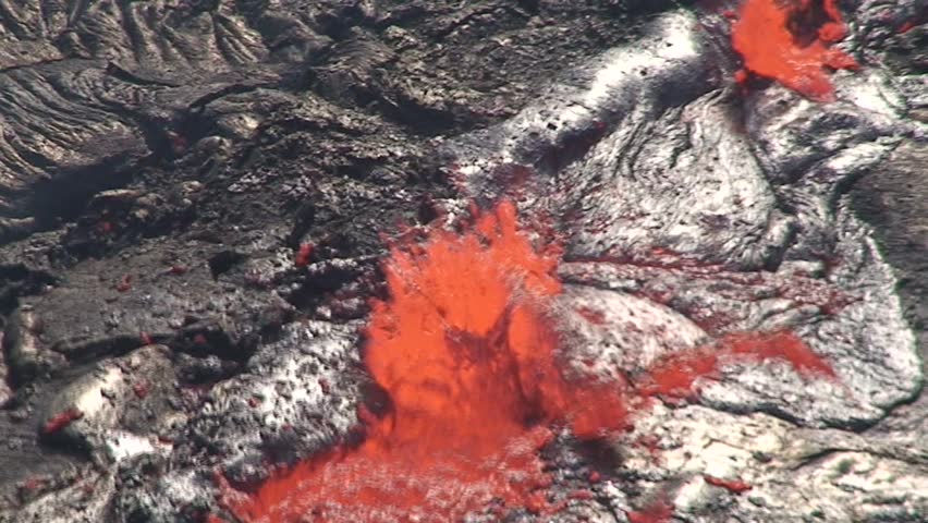  Degassinge eruption in the volcano Erta Ale  volcano crater