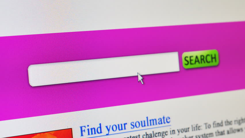 Online dating - fictional search engine