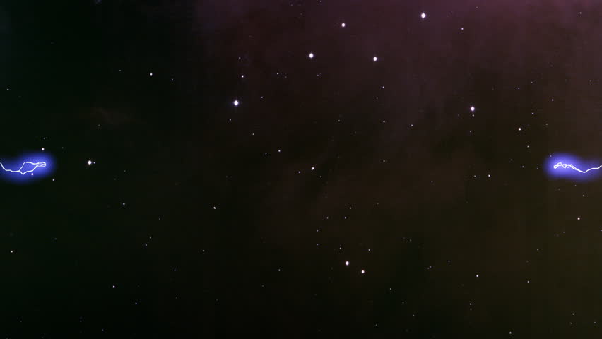 Lightning strike explosion