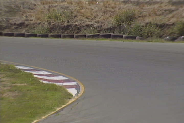 NAPA, CA - CIRCA 1989: Amateur AFM motorcyclists compete in 1989 at the former Sears Point Raceway (now Infineon Raceway) in Napa, California.