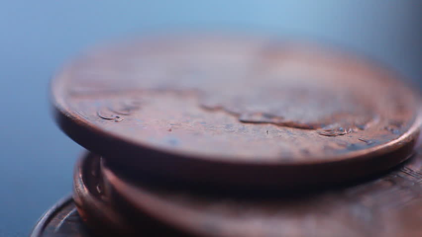 Telemacro of pennies with the 5d 