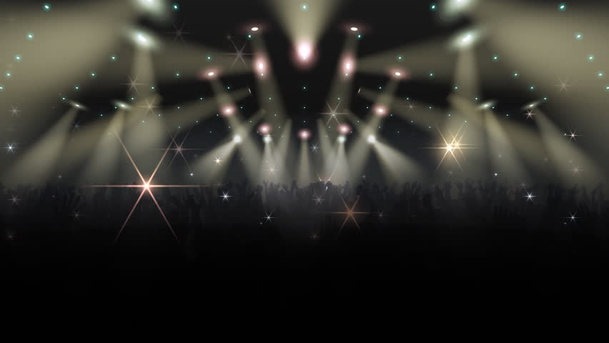 Live Concert. Crowd of cheering.