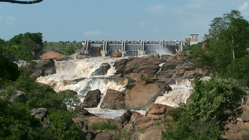 Malawi: hydroelectric power station on a rock 1 