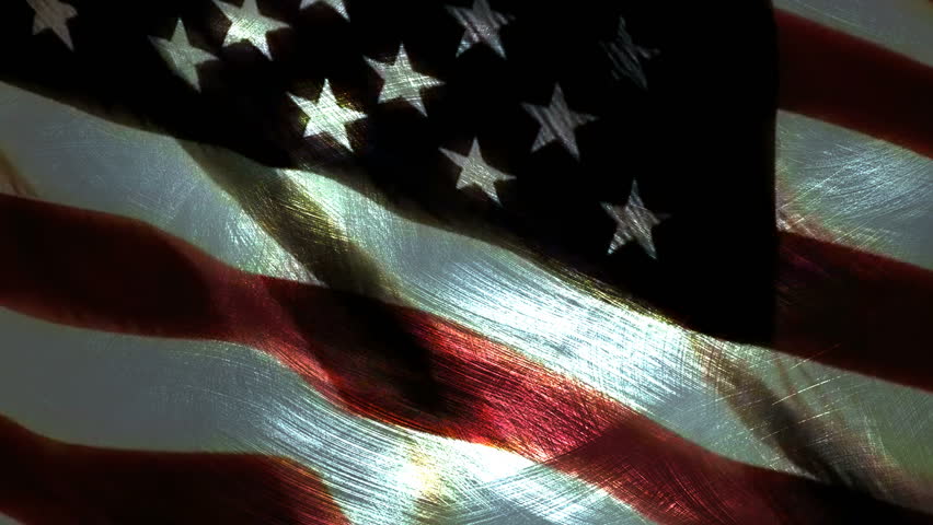 Waving US Flag