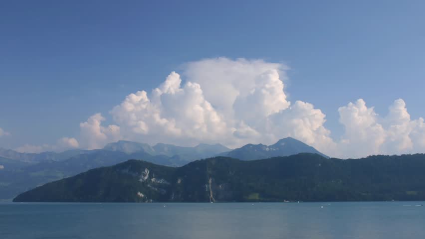 Time Lapse Movie Vierwaldstaetter See in Switzerland