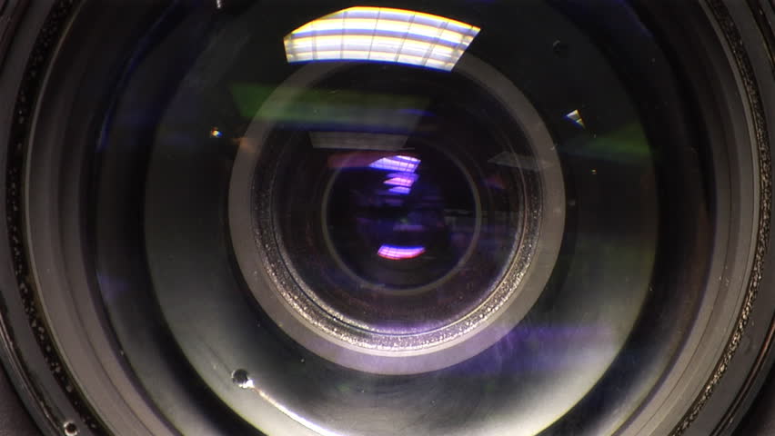 This is a high definition close up camera zoom and focus front view in HDV format. Other formats available