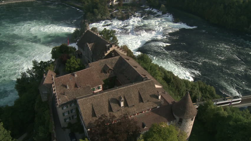 Biggest Waterfall Europe, Rheinfall, Schweiz