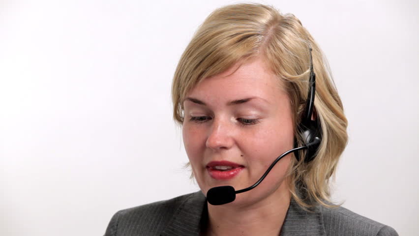 Girl in callcenter