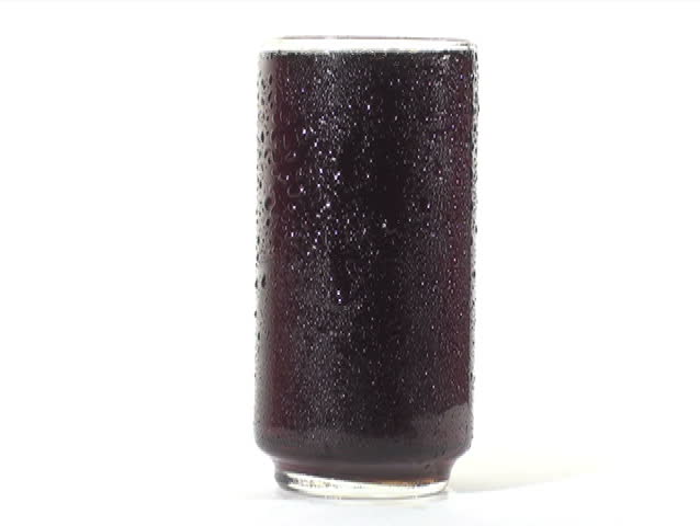 Beverage glass fast motion - NTSC