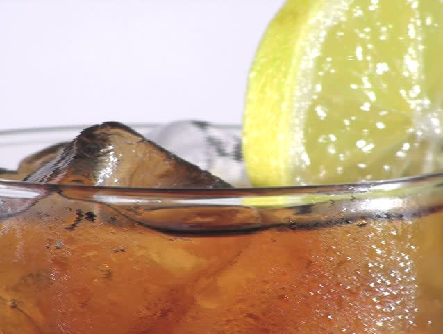 Beverage with lemon wedge loop V2- NTSC