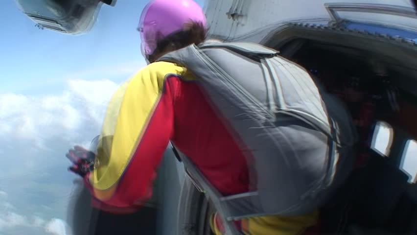 Skydiving video.
