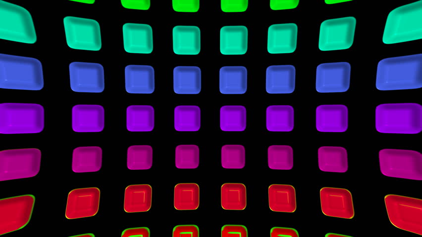 color rectangle matrix disco background