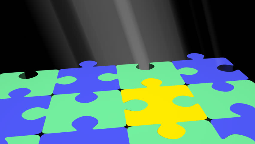 puzzle. 3d 