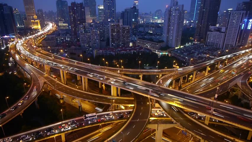 Image result for busy highway at night