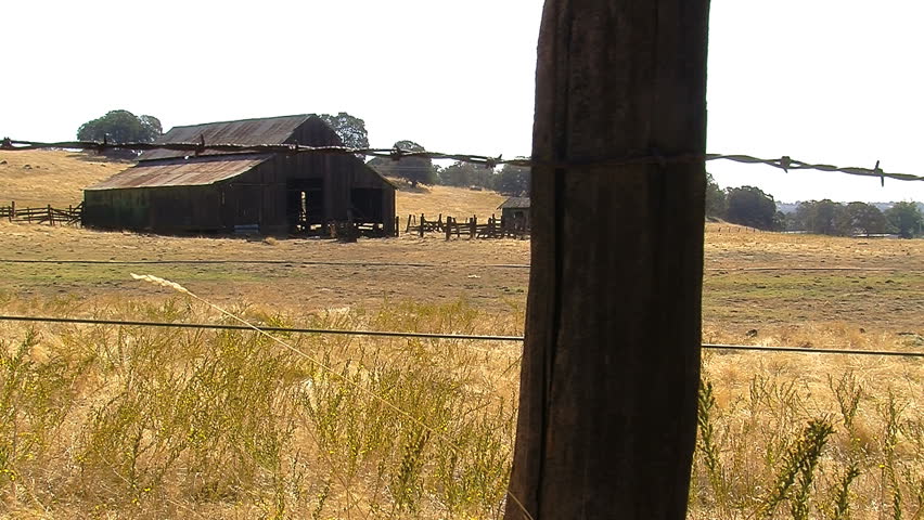 Very Nice Dolly footage of a california barn