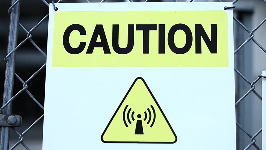 Caution Sign During the Day
