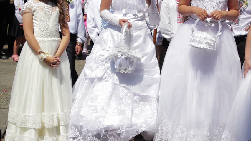 holy communion white frock